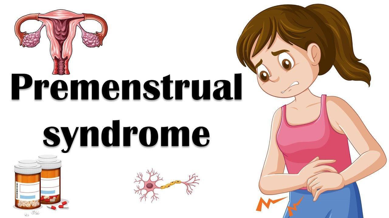 Illustration representing premenstrual syndrome symptoms